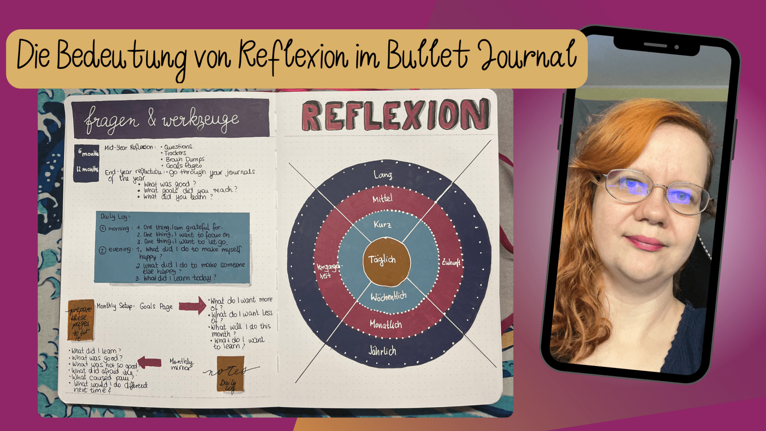 Reflexion im Bullet Journal? Wenn sich der Kreis schließt.